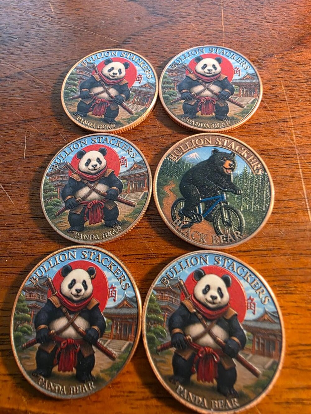 BULLION BEAR CUSTOM RELEASE SAMARI PANDA IN RELIEF